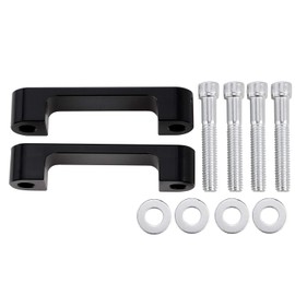 XMMT Black Front 30" Fender Spacer Braket for Harley Road King Road Glide FLTR FLHR 1996-2013,2007-2013 Street Glide FLHX