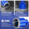 5 x Diamond Tile Drill Bits HV 10000+ Hardness, 6|6|8|10|20