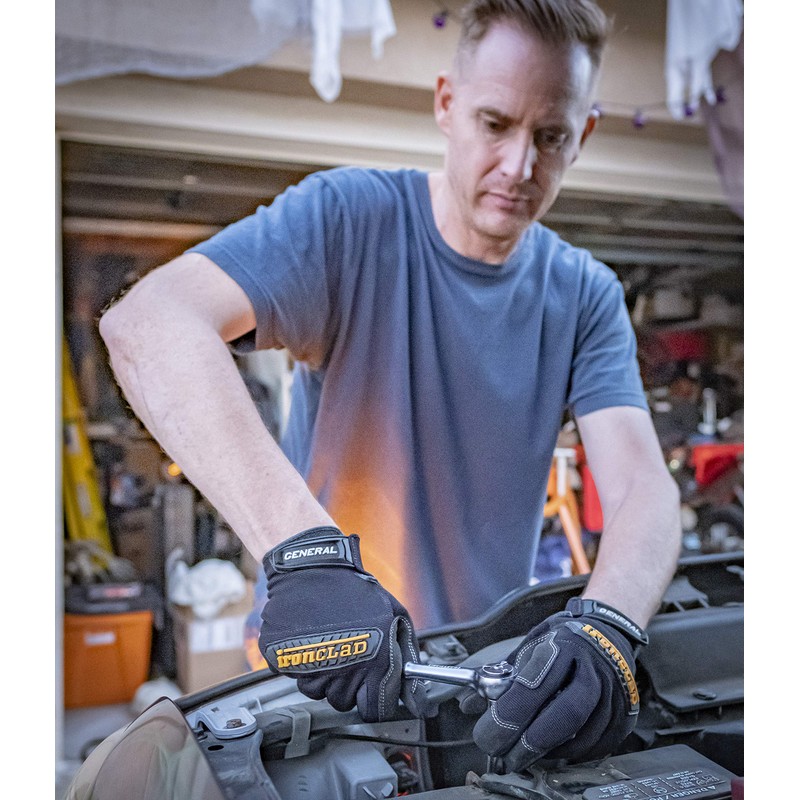 Ironclad General Utility Work Gloves GUG, All-Purpose, Performance Fit, Durable,