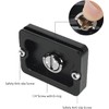 DEYOT PU50 Camera Quick Release Plate Made of Solid Aluminium
