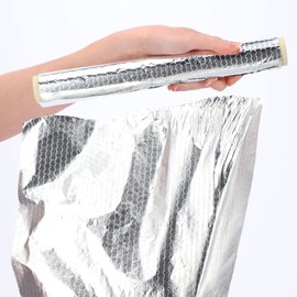 Ravi Breakfast and Baking Aluminium Foil Roll Pressed, Length 1000 cm, Aluminium, Multi-Colour, One Size