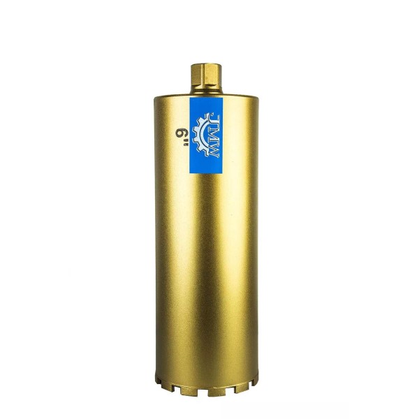 Jeremywell 6" Wet #30/40 Grit Diamond Core Drill bit 1-1/4"-7
