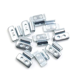 F FIERCE CYCLE 15g Clip-on Wheel Balance Weights for Motorcycle 28 x 21mm 10pcs