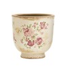7.5in. Tuscan Ceramic Floral Print Planter