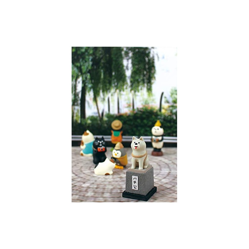 Decore Corporation Concombre ZCB-59731 Tadainu Hachiko Size: Approx. W3 D3.5