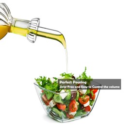 HAIZEEN 5 oz/150 ml Olive Oil & Vinegar Dispenser with Non Drip Spout - Oil Pourer Dispensing Bottles Soap dispenser for Kitchen BBQ and Bathroom.
