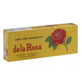 De La Rosa Mazapan De La Rosa Marzipan Mexican Peanut Candy 30 Pieces