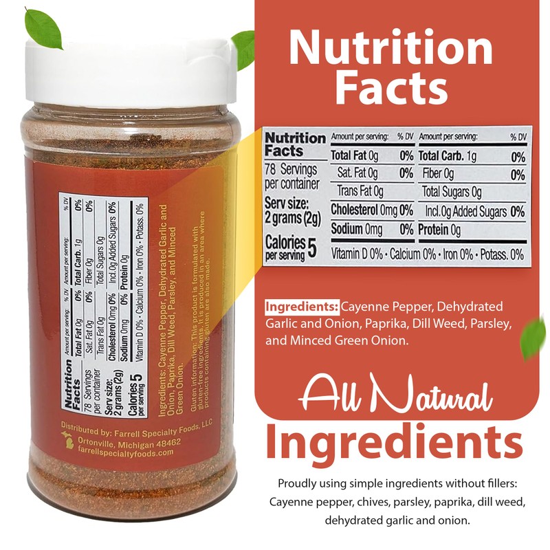 Dairy Free Spicy Ranch Mix by Farrell Specialty Foods –