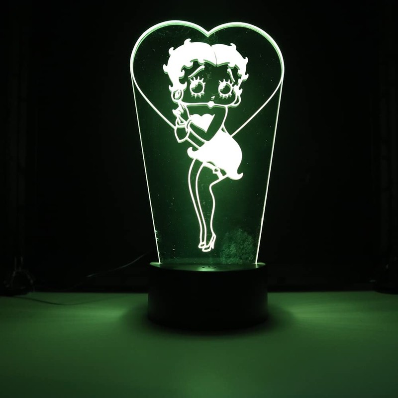 Miss Boop LED Lamp Color Changing USB Night Light and