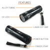 MyDeal Products VisiGHOST UV Ultraviolet 9 LED Blacklight Pocket Flashlight