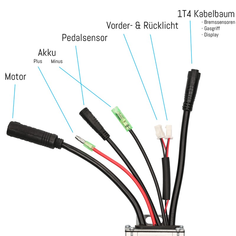 windmeile | 48V 350W E-bike Torque Controller Waterproof System E-Bike/Pedelec