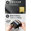 Neese Credit Card Case, Card Holder, Skimming Prevention, Pleated, Large