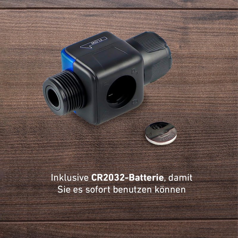 Digital Faucet or Hose Flow Meter 3/4" Thread Measures Your