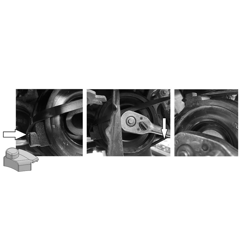 Laser 8637 Stretchy Belt Installation Tool - Renault 1.2L Petrol