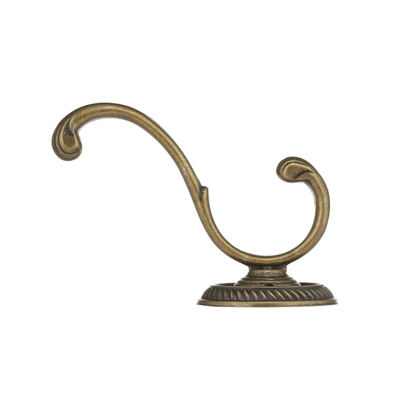 Richelieu Hardware BP92645BB Classic Metal Hook, Antique Brass