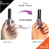 ROYAL BEACH Royal Beach Color Change Nail Silver to PURPLE