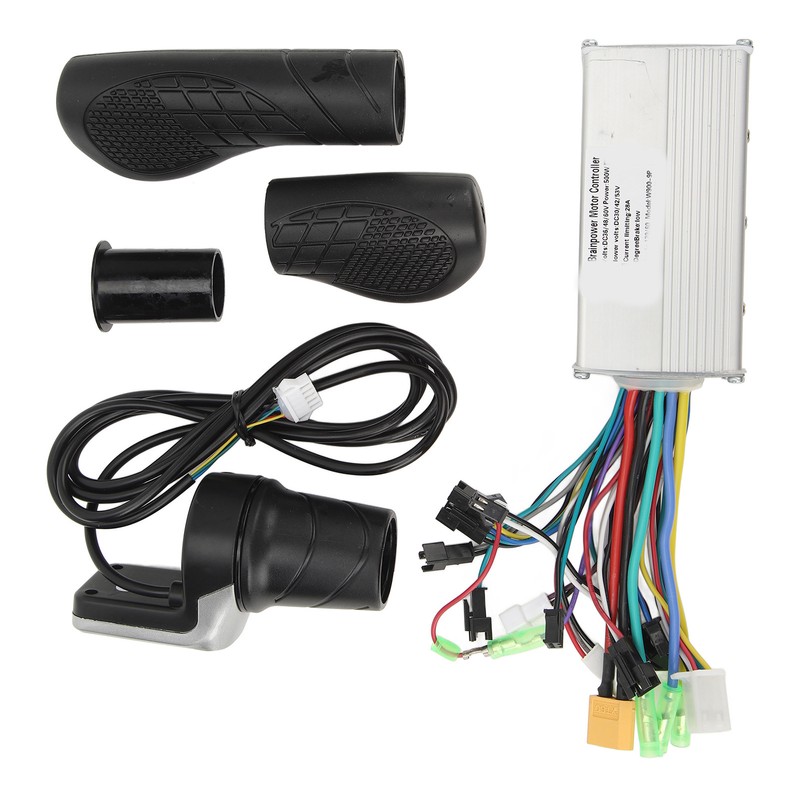 Half Twist Throttle Grip with Display Meter 3 Modes Sine