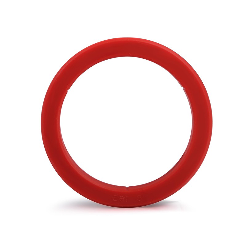 8mm Grouphead Gasket for E61 Espresso Coffee Machine - Red