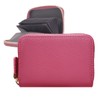 DIVA Rose Women's Bifold Wallet, Genuine Leather, Large Capacity, No