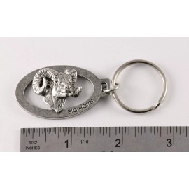 Bighorn Sheep Keychain M026KC, 2 Inches Rocky Mountain Hunting Nature Gift Metal