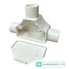 20mm PVC Inspection Tee - White (Pack of 1)