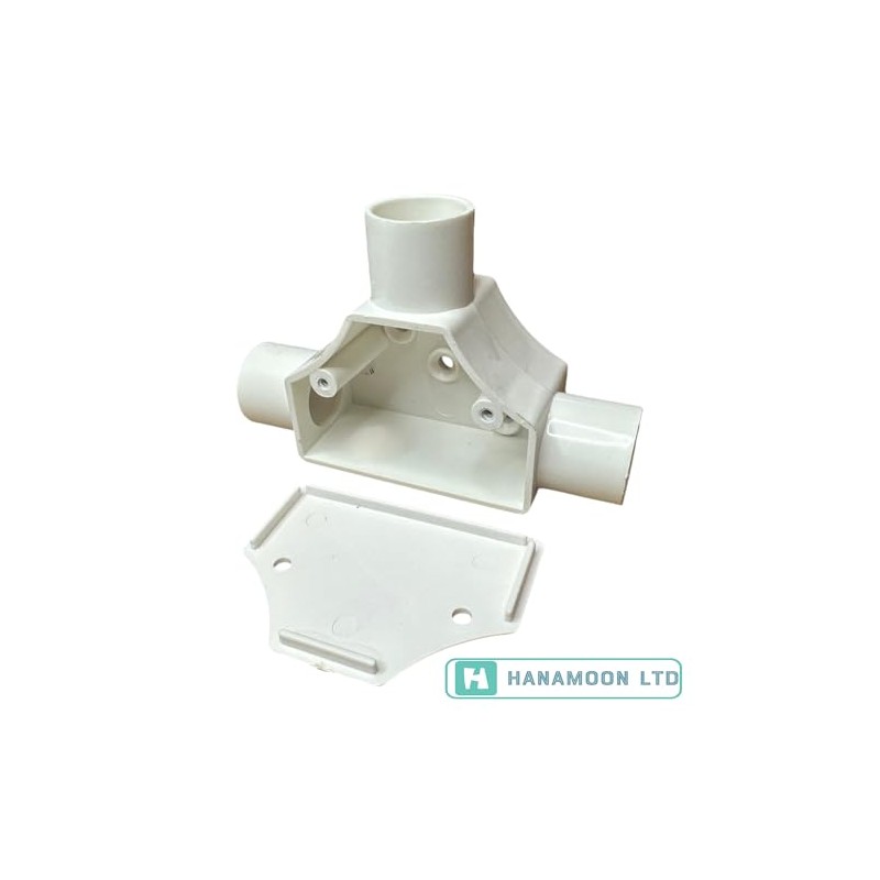 20mm PVC Inspection Tee - White (Pack of 1)