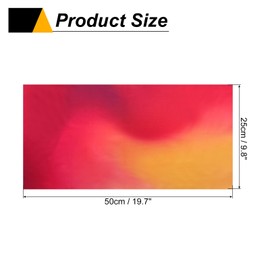 HARFINGTON Summer Cooling Neck Gaiter Sun Protection Face Mask Fishing Neck Gaiter Unisex Sunscreen Breathable Bandana for Cycling Outdoor Sports, Gradient Red