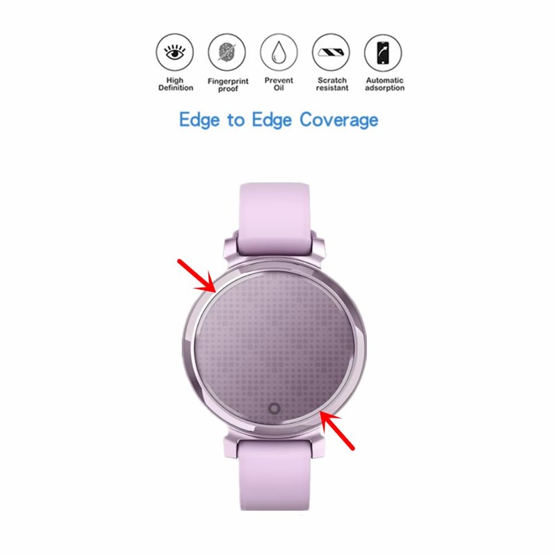MIHENCE Screen Protector Compatible for Garmin Lily 2 Smartwatch, HD