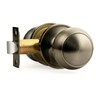 Probrico Interior Door Knob for Hallway, Antique Brass Door Knobs