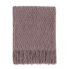 BOURINA Textured Solid Soft Sofa Throw Couch Cover Knitted Decorative