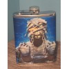 Ghost Papa Emeritus 8 oz flask custom made NEW