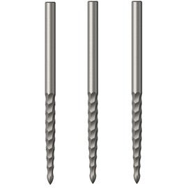 Mission Darts Replacementss Lunar F/S | Steel Tip Dart Replacements Points | 40mm Silver (X2673)