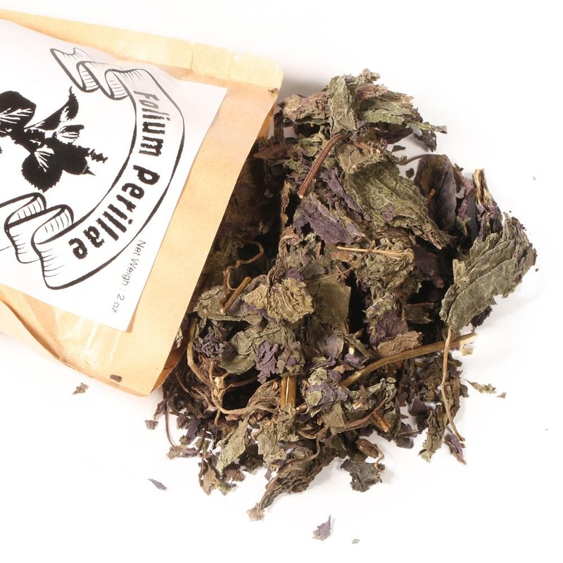EidolonGreen [China Medicinal Herb] Perilla Frutescens (Perillae Folium/Zisuye/紫苏叶/자소엽) Dried Loose