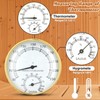 Sauna Thermometer 2 in 1 Sauna Fahrenheit Thermometer Hygrometer Indoor