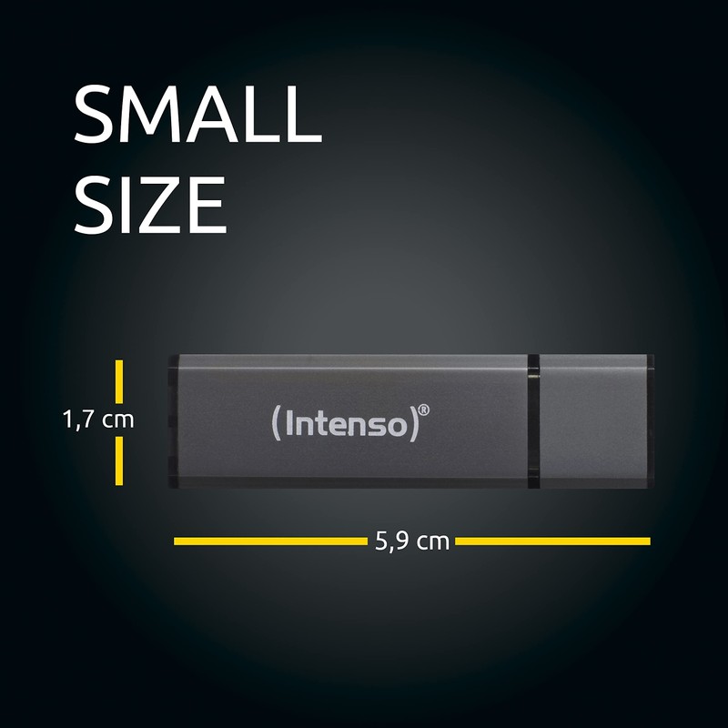 Intenso Alu Line 2x 32 GB USB 2.0 Flash Drive
