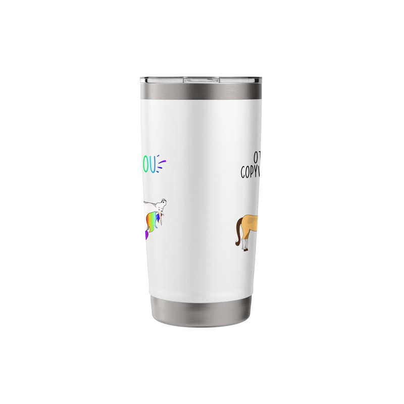 Other Copywriters You Unicorn vs Horse Stainless Steel Insulated Tumbler