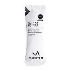 Maurten Gel 100 Caf 100  Gel energtico con cafena  Paquete de 12 x 40 g (25 g de carbohidratos y 100 mg de cafena) Tecnologa de hidrogel  Nutricin... 
