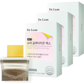 Dr. Lean Super Glutathione Max – 427mg High-Potency Strips with Milk Thistle, Collagen & Hyaluronic Acid | Fast-Melt ODF, Antioxidant, Skin & Liver Support, K-Beauty, Made in Korea (3 Packs)