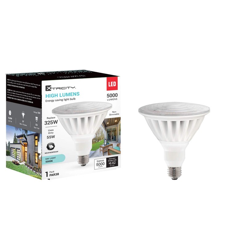 Xtricity PAR38 LED High Lumen Flood Light Outdoor, 325W Eqv