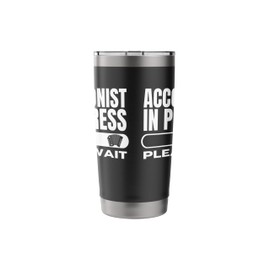 Accordionist In Progress Loading Funny Accordion Stainless Steel Insulated Tumbler