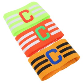 SHOWERORO Soccer Captain Arm Band Adjustable Football Armband Sports Captain Armband Bright Colors Easy to Wear