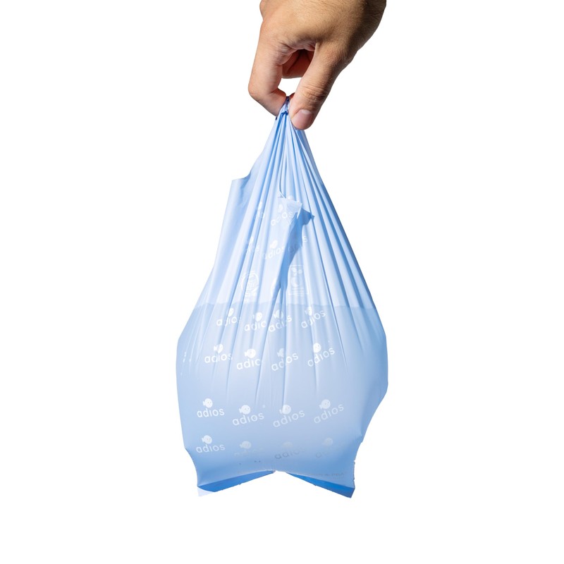 Adios Plastic - Compostable Dog Poop Bags with Handles, 120