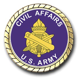 US Army Civil Affairs Iraq Service Challenge Coin