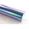 AUTOGOODY 84" x 60" Gloss Metallic Chameleon Purple Teal Vinyl