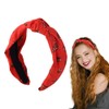 Rugby Football Headbands for Women Girls Red Head Bands for