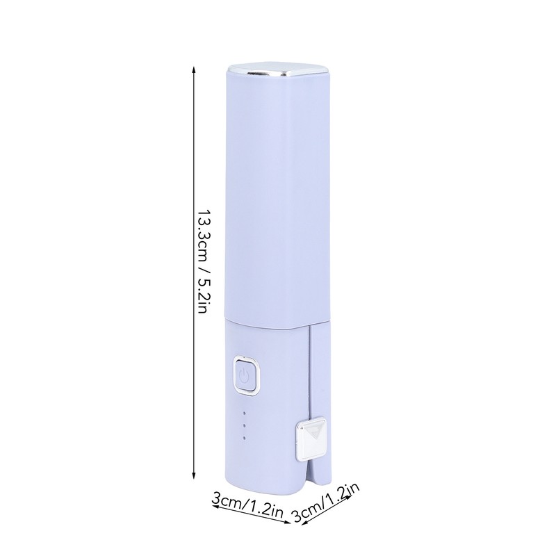 Mini Hair Straightener Portable Straight Curly Hair Flat Iron Rechargeable