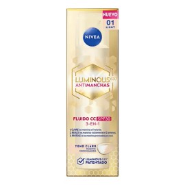 Nivea Luminous630 fluido CC SPF30 40 ml | anti-manchas para todo tipo de piel día