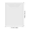 Briartw 80 PACK Storage Envelopes,Clear 7x9.4" Resealable Plastic Envelopes Pockets