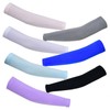 Wrist-Type Cooling Arm Sleeves UV Sun Protection Cool Fabric Dark Gray 2ea