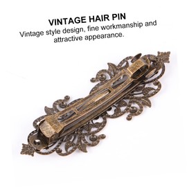 FOMIYES 8pcs Vintage French Hair Barrettes Hairpins Rose Flower Bobby for Girls Retro Style